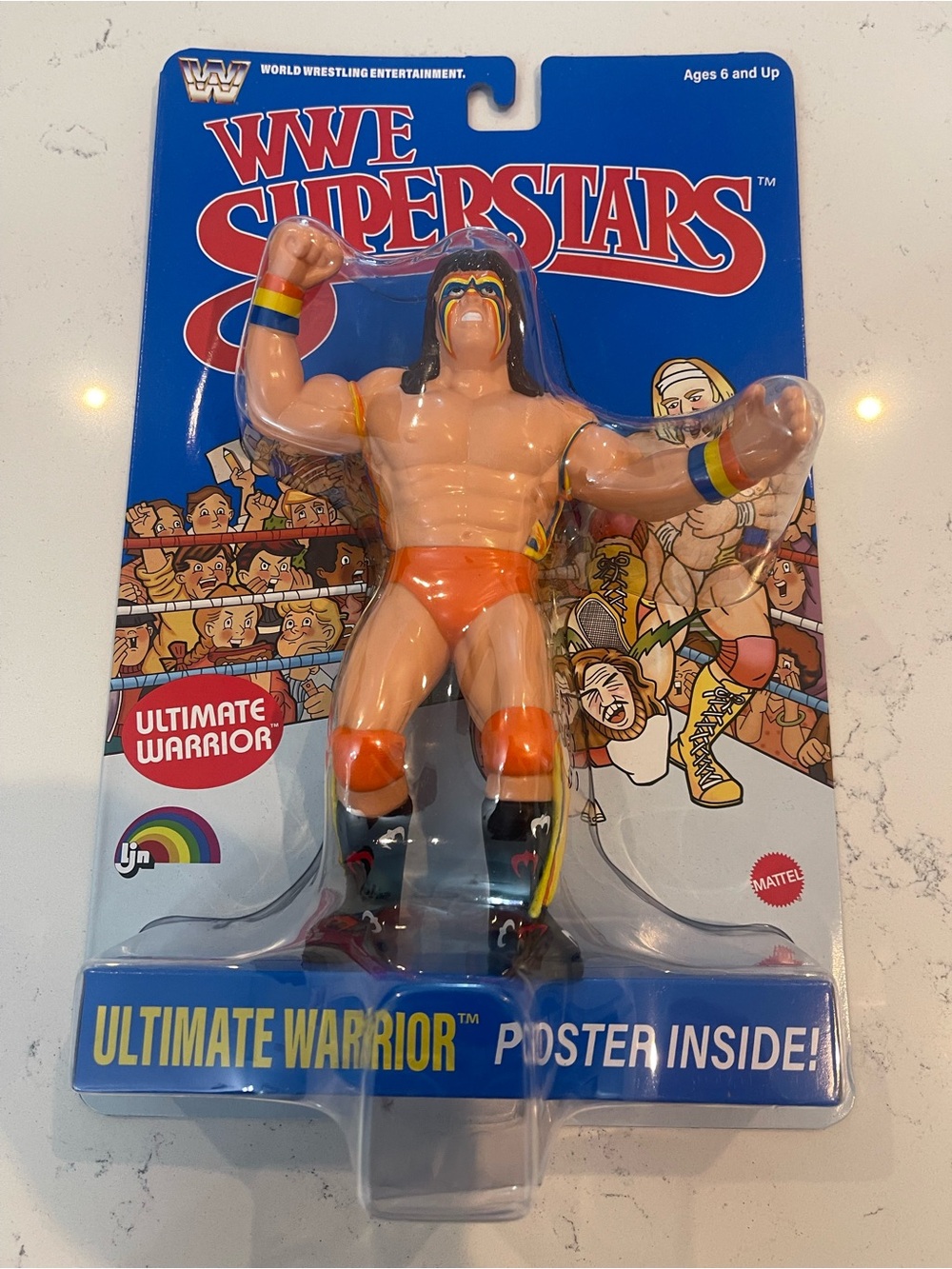 The Ultimate Warrior Mattel WWE Superstars Cardback